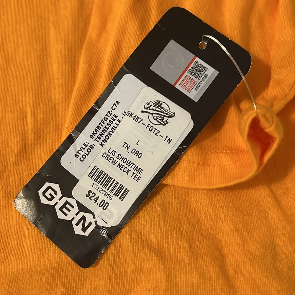 Tennessee Volunteers Kids Long Sleeve Shirt - Picture 3 of 5